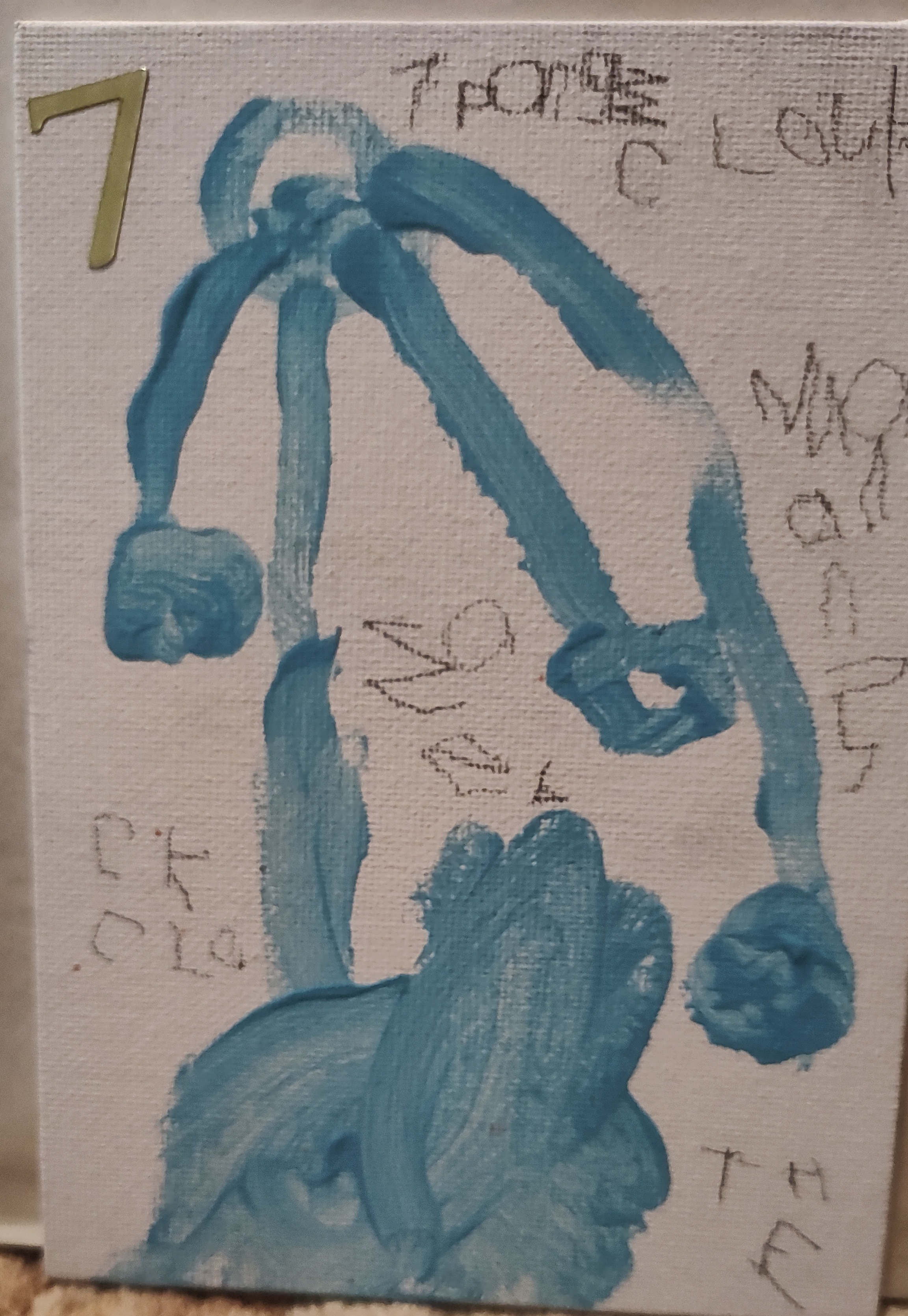 The Clock — painting by Clock, age 5